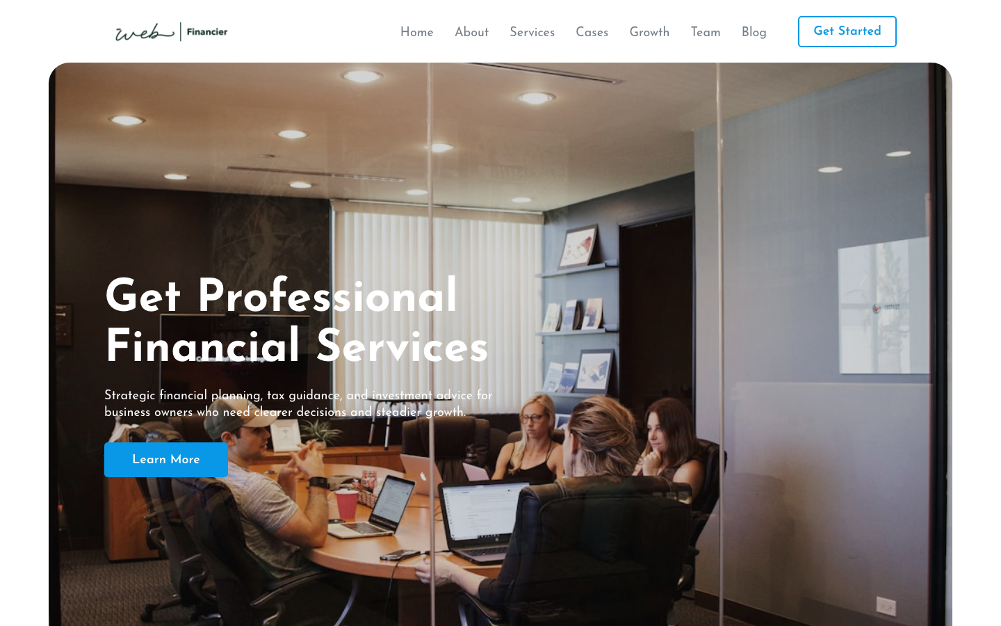 Insurance & Finance Landing Page 1 preview