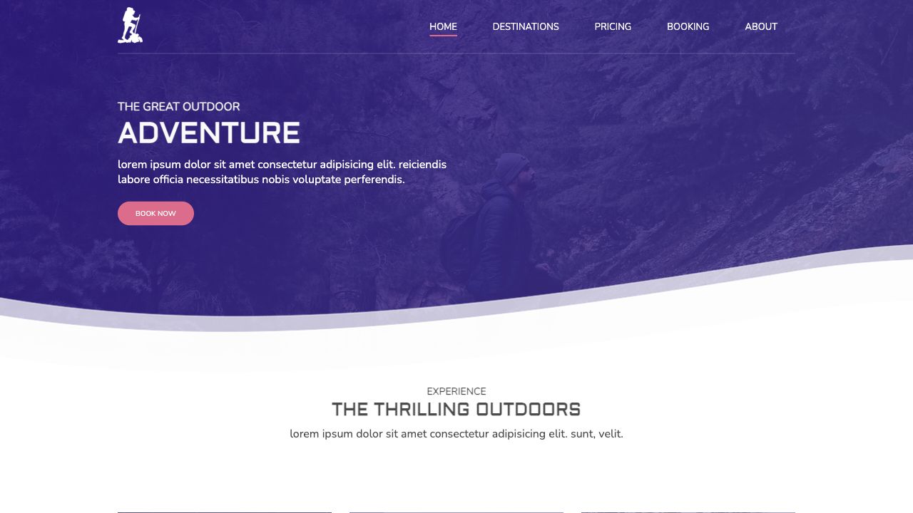 Travel Landing Page 4 preview